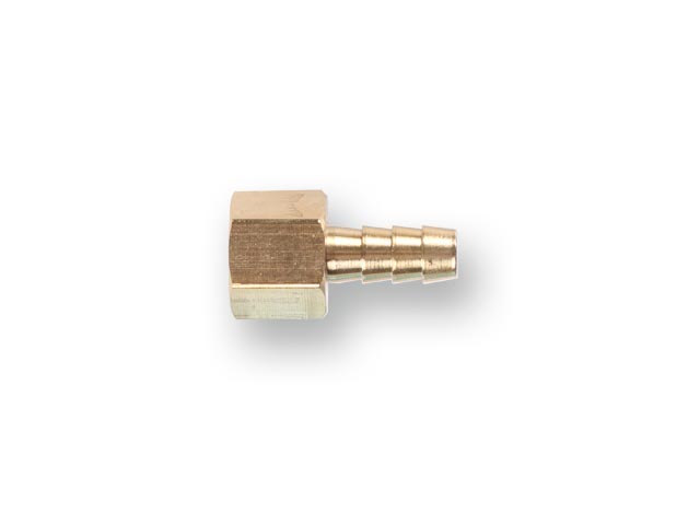 Соединение внутр. резьба 1/4" х елочка 8 мм (латунь) ECO