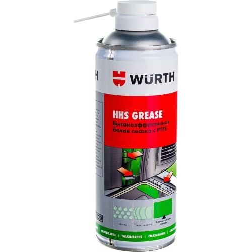 Тефлоновая смазка HHS Grease 400 мл "WURTH"